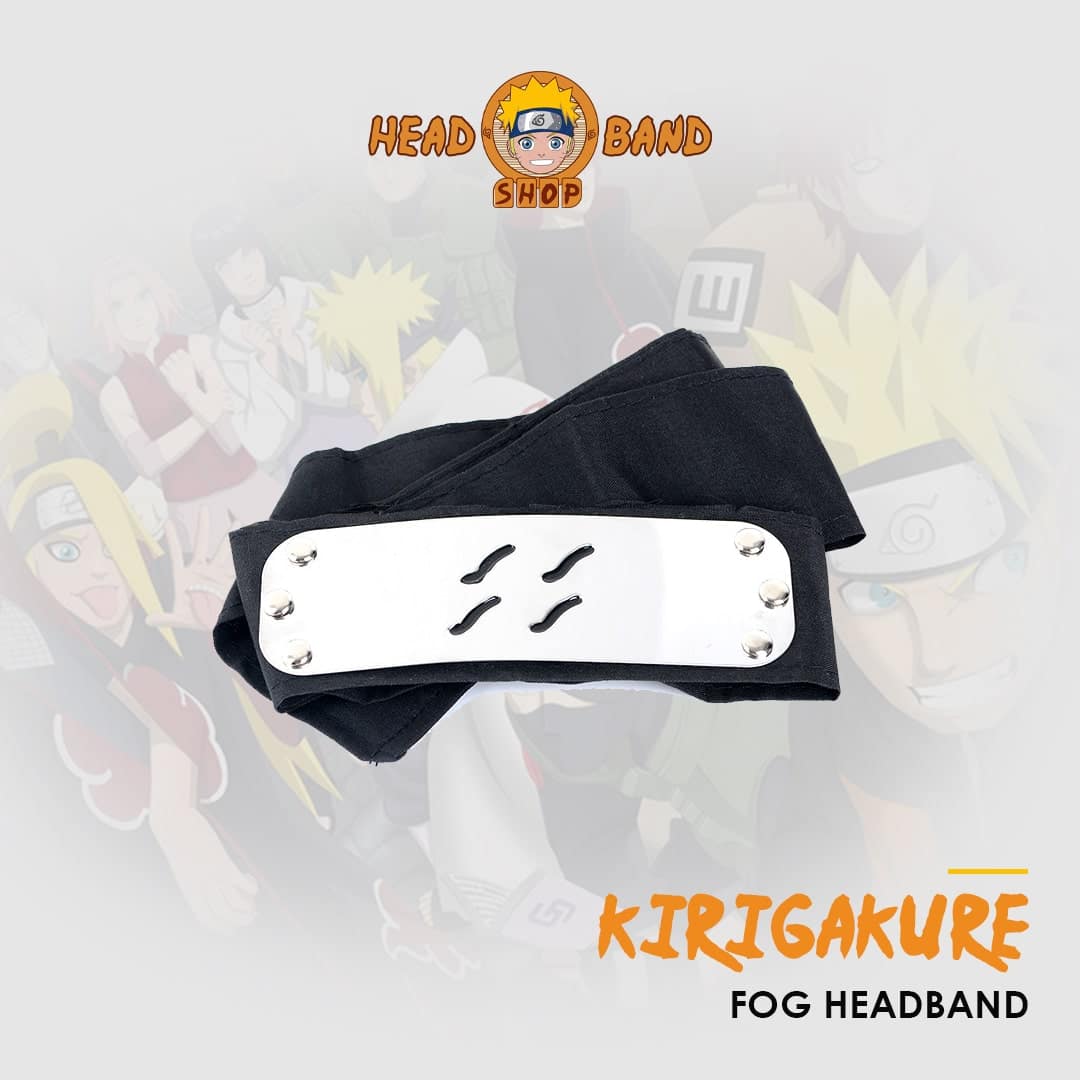 Hokage Kirigakure Kiri Mist Hidden Village Forehead Protector Cosplay Headband 