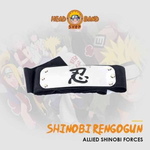 Naruto Headband Allied Shinobi Forces (Shinobi Rengōgun)