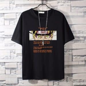 Naruto Sennin Mode Black T-shirt