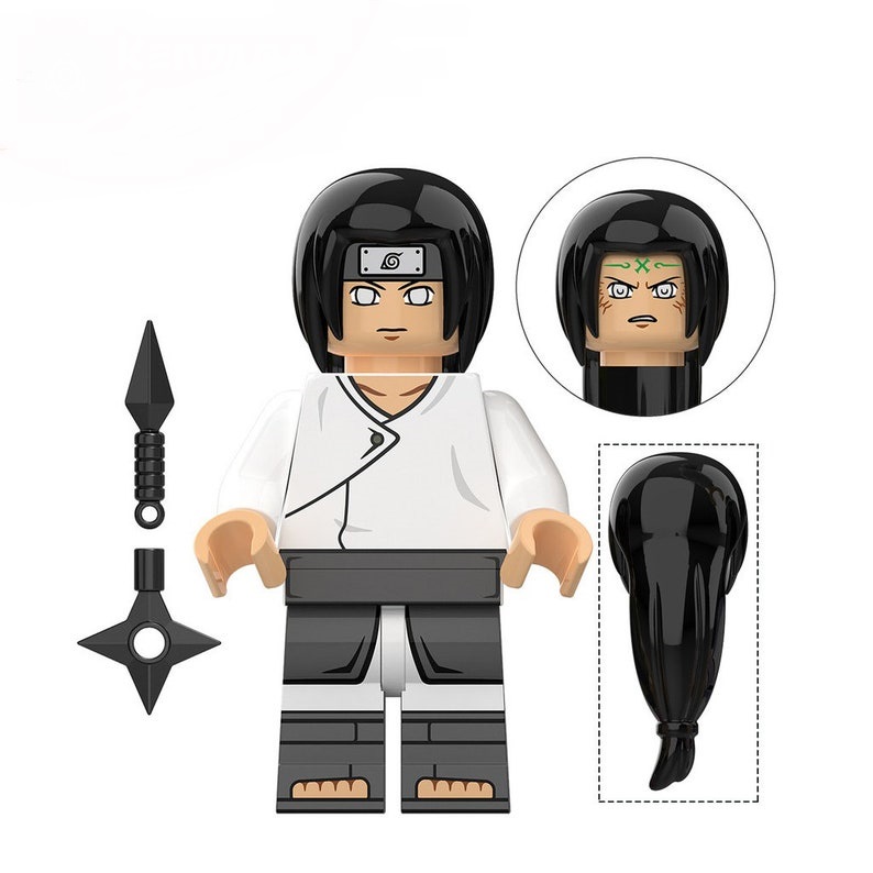 Naruto LEGO Adventure - 8-Figure Set: Neji, Itachi, Sasuke, Hinata, Chiriku, Danzo