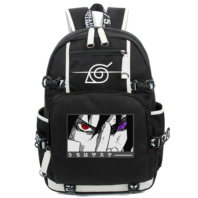 Naruto Backpack - Sasuke's Rinnegan & Sharingan Unleashed